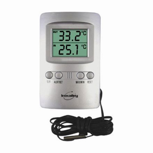 Hygromètre thermomètre analogique - Thermomètre intérieur et hygromètre  intérieur en acier inoxydable Thermomètre domestique