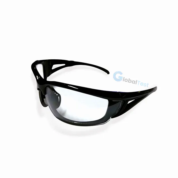 Lunette de haute protection avec lentilles en polycarbonate transparent, traitement antirayures H/V 8/8, coussinets nasaux souples pour un confort optimal, conforme à la norme EN 166 15-3.1 FT.