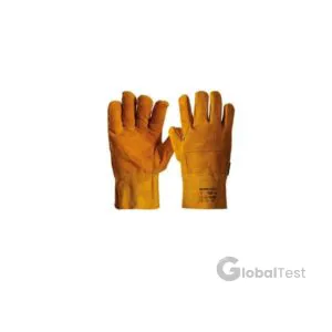 Gant soudeur souple M7 — cuir croûte souple brun clair, souple et confortable, longueur 28 cm, épaisseur 1,3 mm, coutures protégées. Sans doublure pour un meilleur ressenti tactile et une manipulation précise des outils de soudage. Idéal pour les travaux de soudage avec besoin de mobilité et de confort prolongé