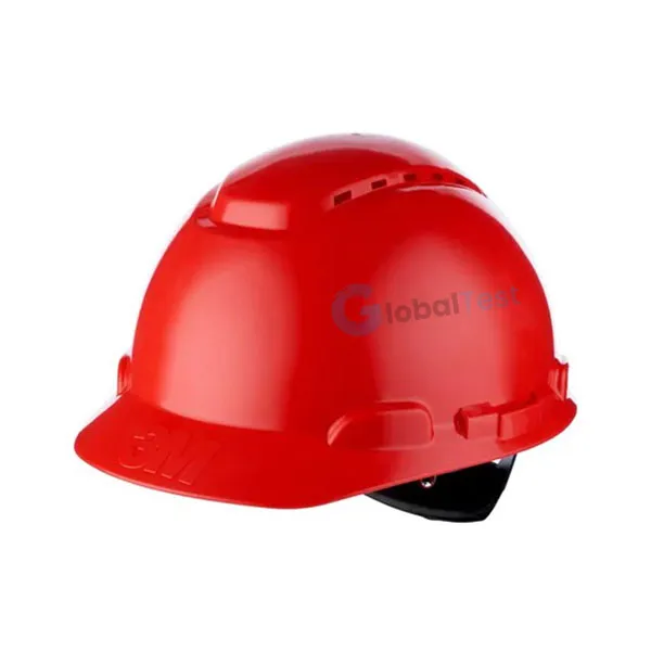 Casque anti-choc ventilé Rouge H-700N – casque de protection léger et solide avec visière courte pour une meilleure visibilité vers le haut, harnais pivotant à 180 ° pour travailler en espaces confinés, utilisable jusqu’à -50 °C (conformes à la norme EN 397:2012 et ГОСТ Р EN 397/A1-2010), design ergonomique adapté aux casques auditifs et visières