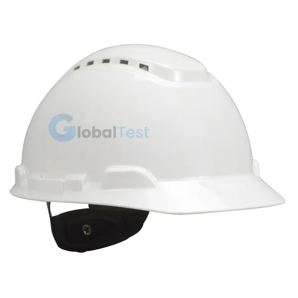 Casque anti-choc ventilé blanc – coque légère avec visière courte pour large visibilité, ventilation optimisée, harnais à 4 points (option 6 points disponible), adaptation possible pour cache-oreilles, écran facial ou communication 3M Peltor, bandeau réglable pour un confort personnalisé