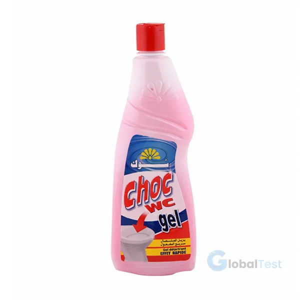 Gel détartrant WC Choc 500 ml – Élimine 100 % du tartre et tue 99,9 % des bactéries, formule épaissie pour une action prolongée