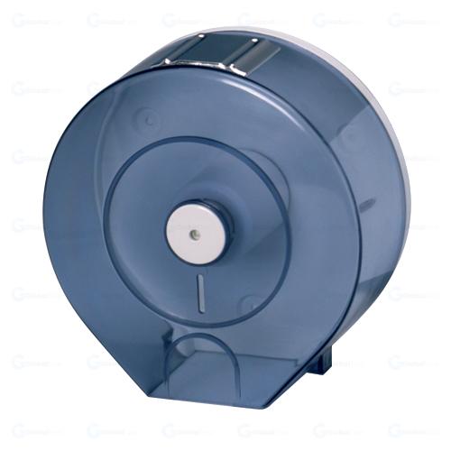 Distributeur mural de papier hygiénique en plastique – conçu pour rouleaux prédécoupés ou non, avec fenêtre de contrôle du niveau et mandrin anti-gaspillage en fin de rouleau, installation murale facile, durable et hygiénique pour les sanitaires à forte fréquentation