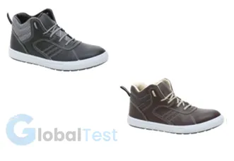 Chaussure de sécurité tige haute S1 ECO01-S1, tige en cuir fleur grainé offrant une excellente résistance à l’abrasion, doublure en tissu respirant pour un confort durable, semelle mono-densité antidérapante avec plaque anti-perforation en acier inoxydable, idéale pour les environnements industriels exigeants, conforme à la norme EN ISO 20345:2011 S1P.