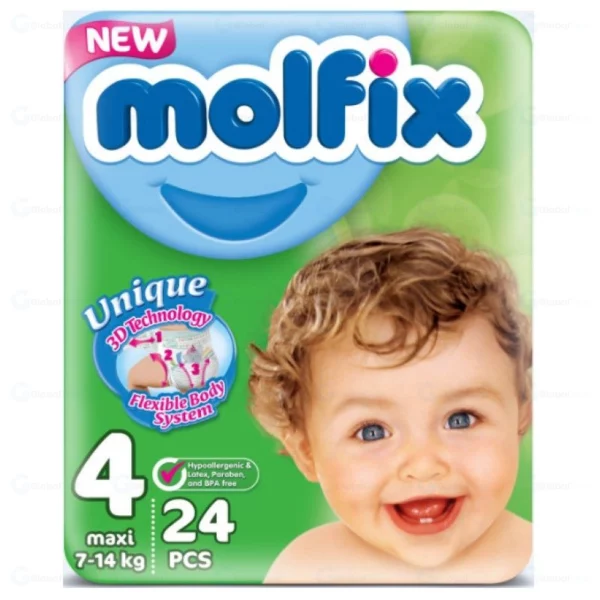 Couches bébé Molfix T4 – protection douce et absorbante