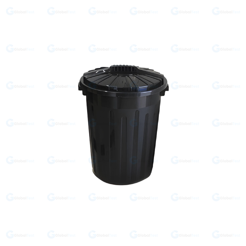 Poubelle 90 L en plastique robuste avec couvercle hermétique – idéale pour une gestion hygiénique des déchets dans les environnements professionnels