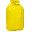 Lot de 25 sacs poubelle jaunes 50/70L, fabriqués en polypropylène haute densité, résistants aux déchirures et aux perforations, idéals pour la collecte de déchets ménagers et professionnels, compatibles avec les poubelles de 50 à 70 litres, offrant une solution pratique et économique pour le tri sélectif et l'entretien