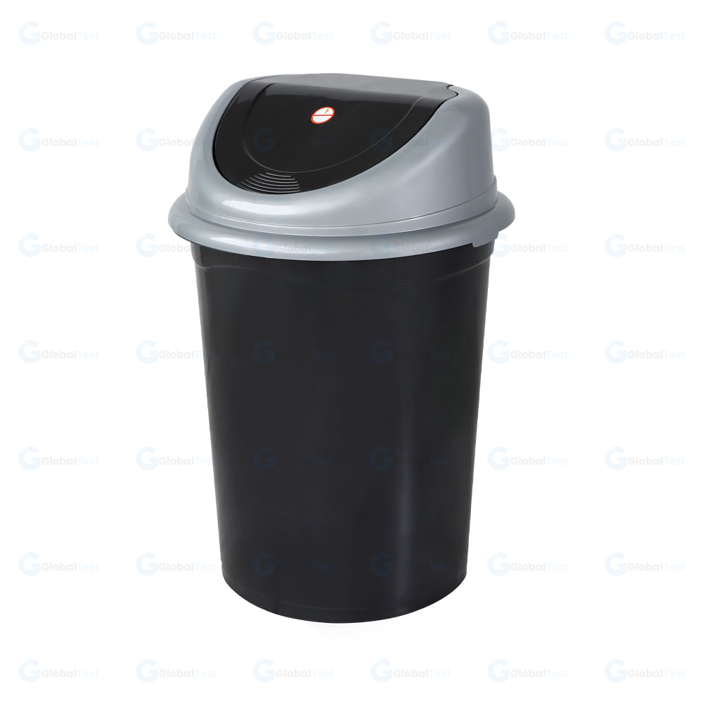 Poubelle basculante 50 L en plastique résistant – idéale pour déchets de cuisine ou bureau, facile à utiliser