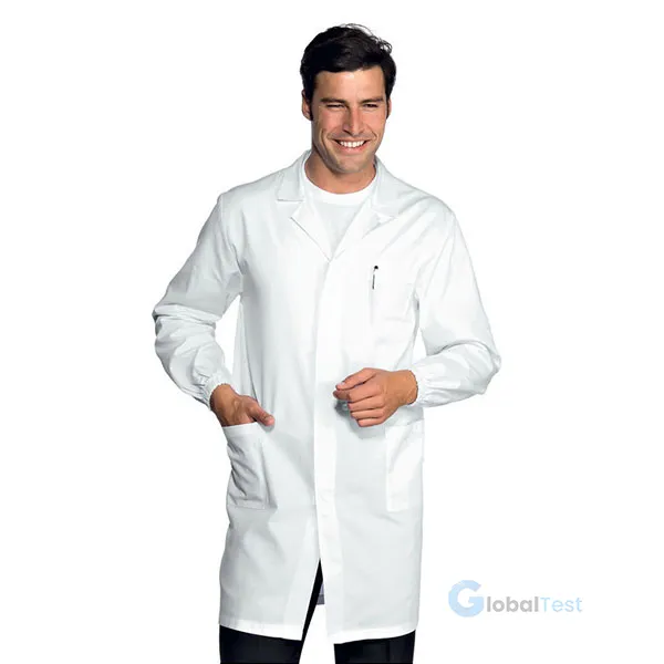 Blouse anti-acide à manches longues en tissu TECACID — résistante aux produits chimiques, légère, idéale pour industrie et laboratoire