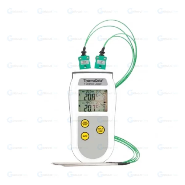 ThermaData 4-Channel Data Logger – Enregistreur de température 4 canaux avec affichage LCD et connectivité USB